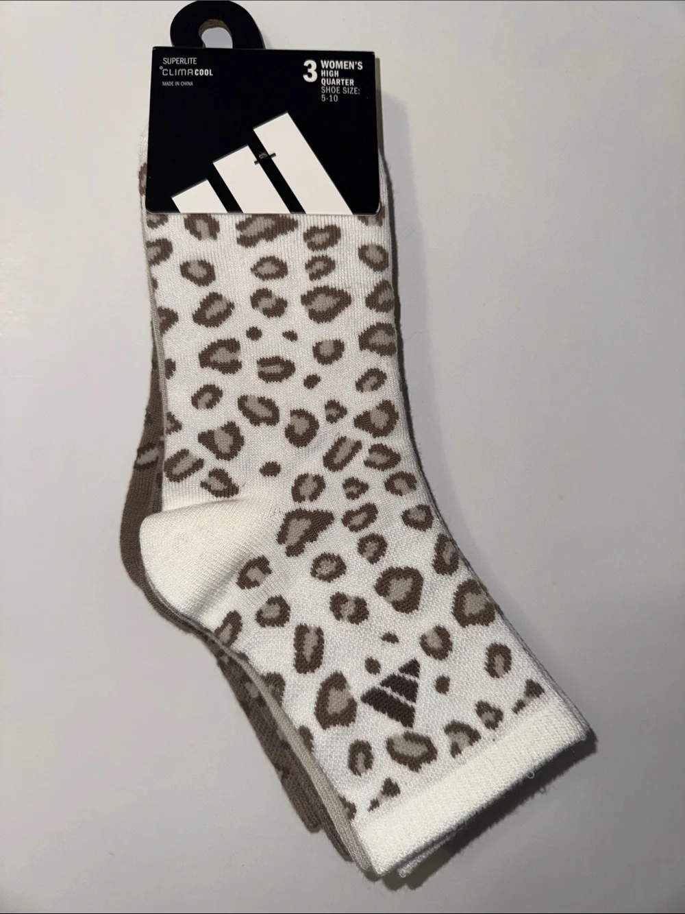 Adidas Women’s Socks, 3 pack, shoe size 5-10